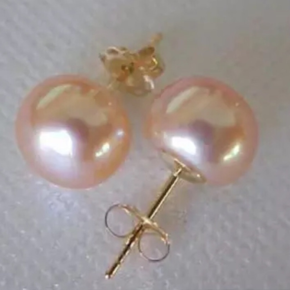 Real South Seas Pearl Earrings